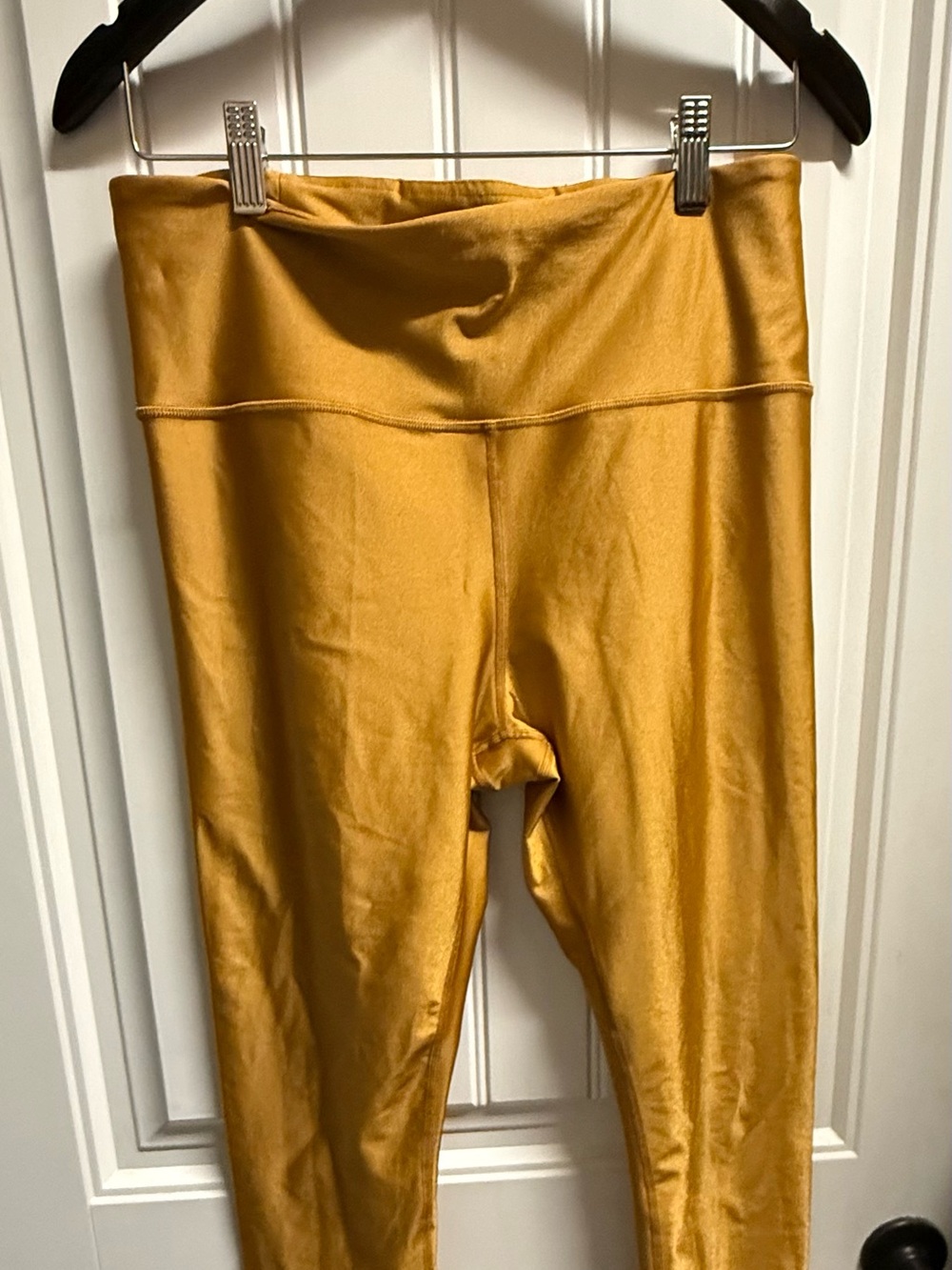 Gold Athleta Elation Shine Leggings